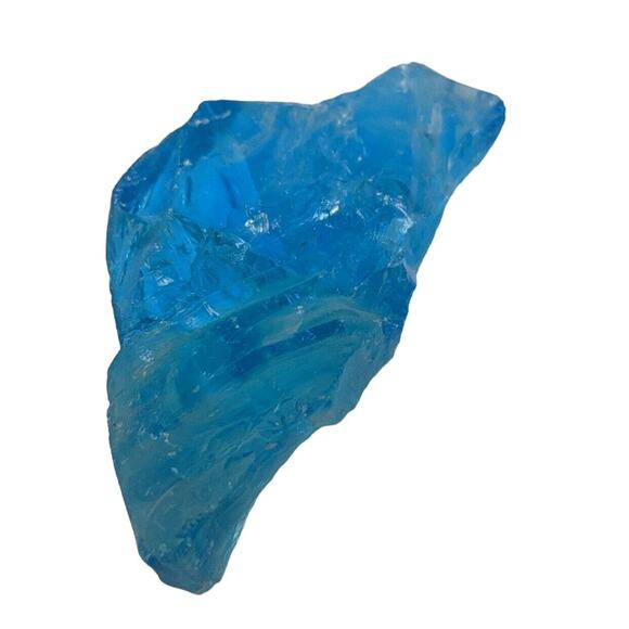 Sky Blue Transparent Art Glass Cullet #SM2340 - Picture 3 of 6